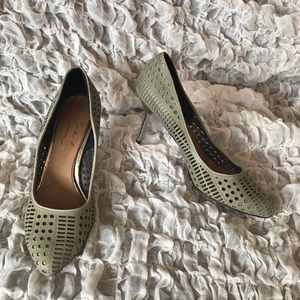 Badgley Mischka Sage Green Pumps